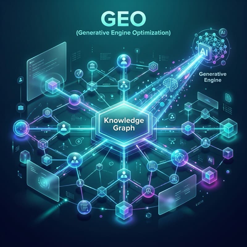 The GEO Framework and Knowledge Graph Infographic