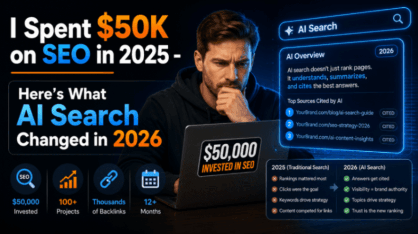 I Spent $50K on SEO in 2025 - Here's What AI Search Changed in 2026