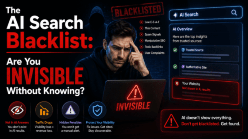 The AI Search Blacklist: Are You Invisible Without Knowing?