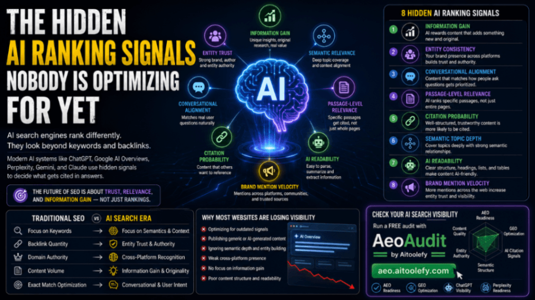 The Hidden AI Ranking Signals Nobody Is Optimizing For Yet