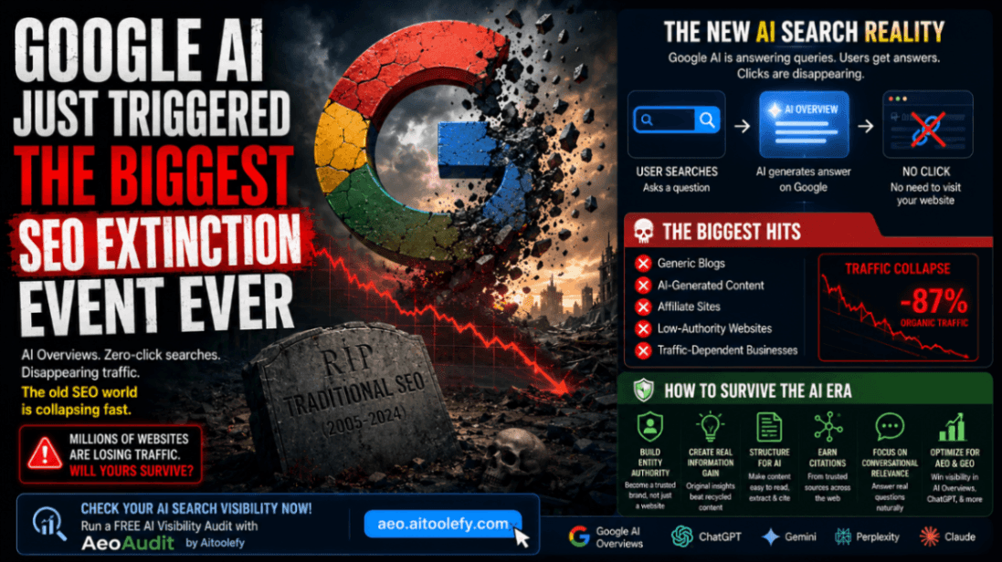 Google AI Just Triggered the Biggest SEO Extinction Event Ever